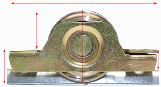 sliding gate wheel 60mm