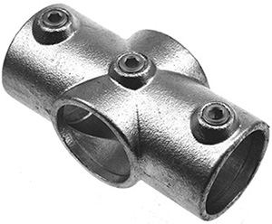 X Cross type connector to fit 40NB  (48mm OD)