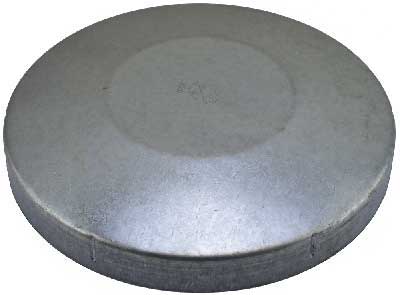100mm Steel round cap