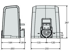 BFT A400 sliding gate motor specifications