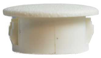 Plastic Cap 28 mm Flat Top White