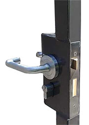 mortise lock with lockbox
