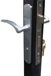 slimline mortise lock