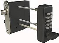 digital keypad gate lock surface mounted