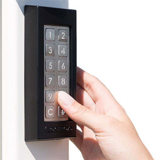 using a slimstone keypad