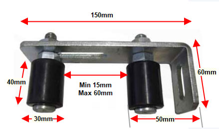 top guide rollers for sliding gate 
