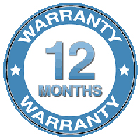 12 months warranty for this unit