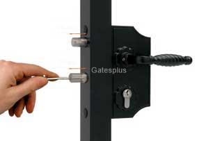 Locinox Gate lock adjustment for the LAKYF2