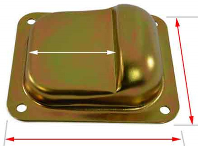 top view of the gate stopper BK950