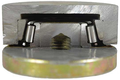 cut away showing the bearing working