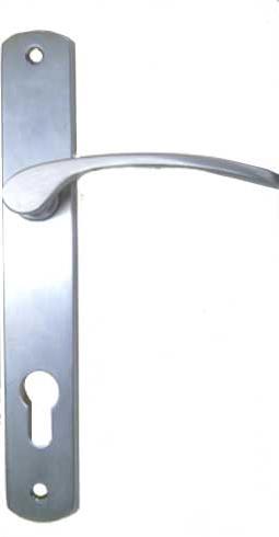 satin chrome gate handle