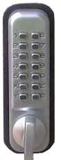 digital keypad with mortise lock for swing gates