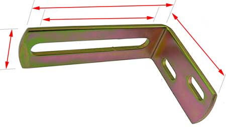 Roller bracket for sliding gate 