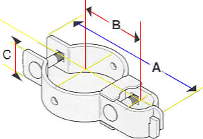 dimensions of a wire gate hinge