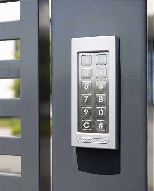 slimstone keypad with silver cover 