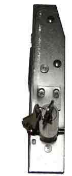 Mortise lock for sliding gates