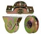 Sliding gate wheels section