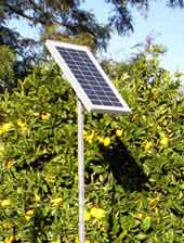 solar panel to operate GSM intercom